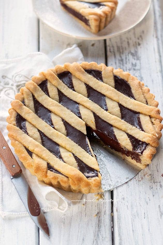 Crostata vegana al cioccolato - Ricetta Crostata vegana - Ricetta di Tavolartegusto