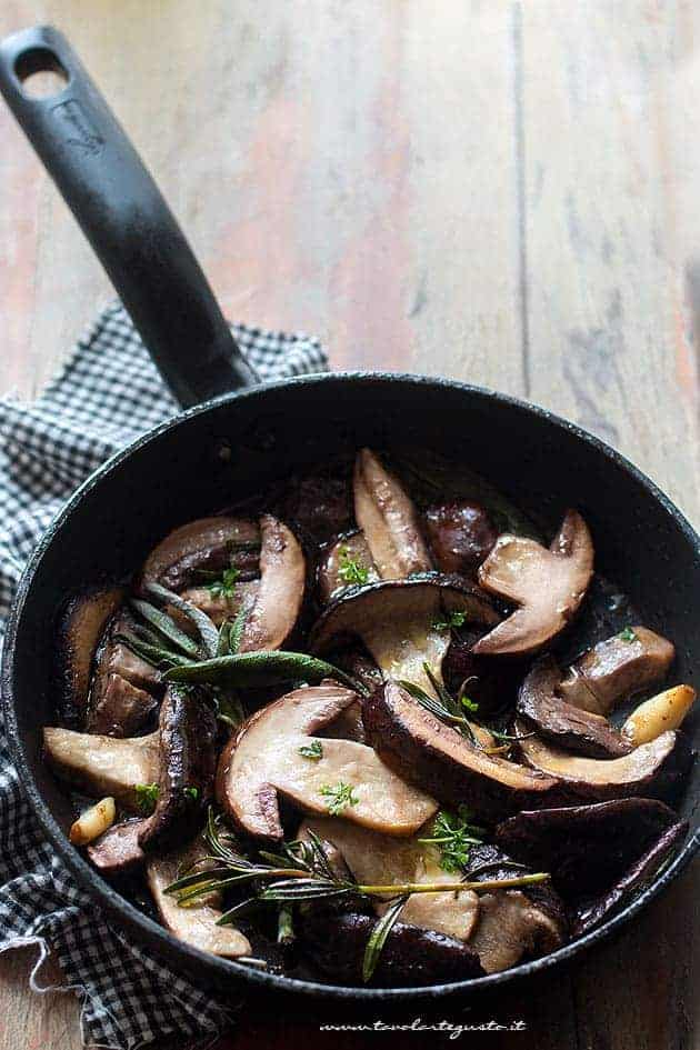 Funghi porcini in padella - Ricetta Porcini in padella