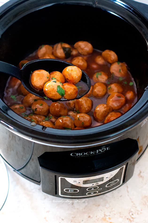 Polpettine in agrodolce - Ricetta Polpette in agrodolce