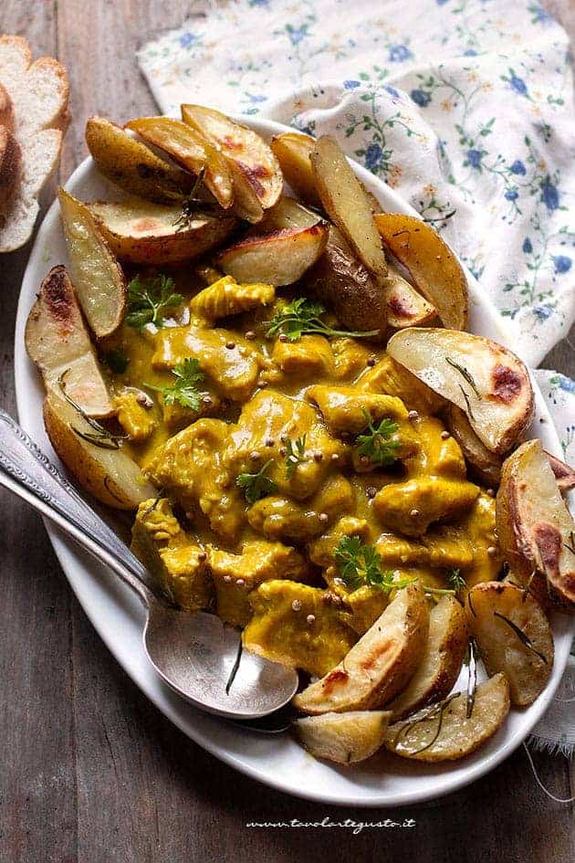 Bocconcini di Tacchino al curry - Ricetta Tacchino al curry
