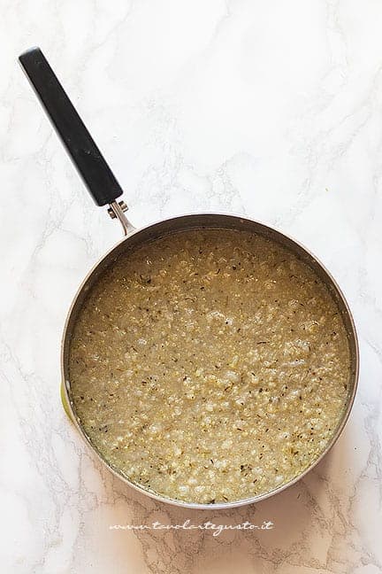 cavolfiore ridotto in crema - Ricetta pasta e cavolfiore