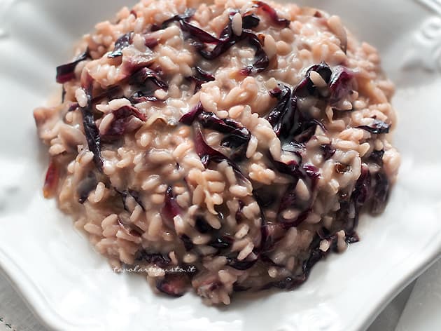 Risotto al Radicchio - Ricetta Risotto al radicchio-