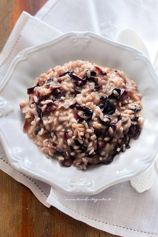 Risotto al Radicchio - Ricetta Risotto al radicchio