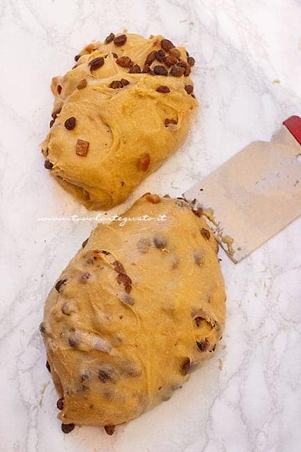 pezzatura dell'impasto - Ricetta Panettone