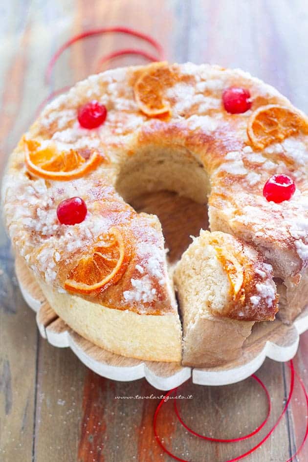 Roscon de Reyes (ciambella dei re) - Ricetta Roscón de Reyes