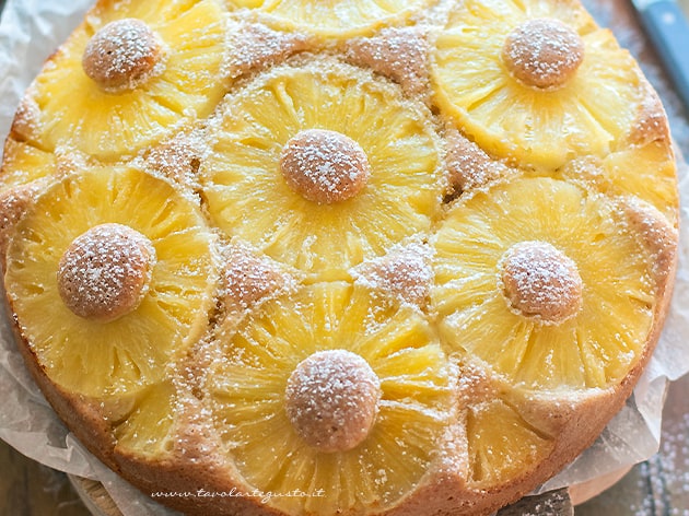 Torta all'ananas - Ricetta Torta all'ananas-