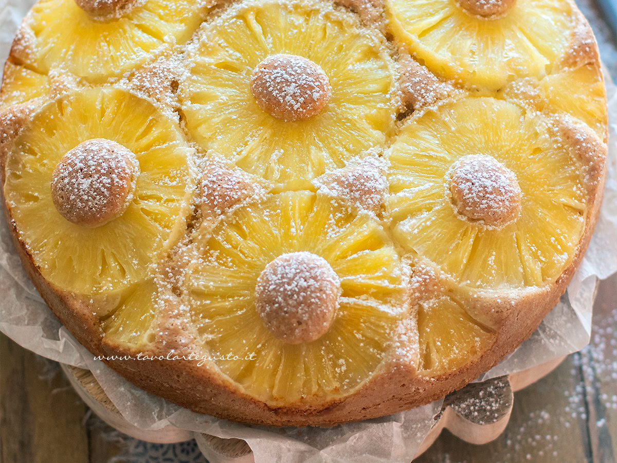 Torta all'ananas - Ricetta Torta all'ananas