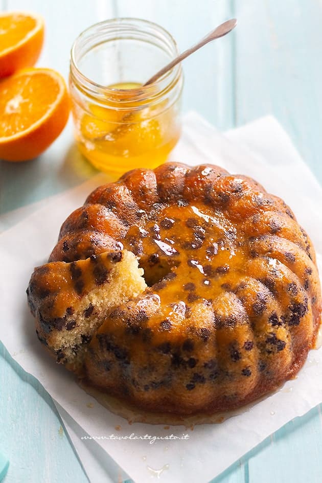 Torta arancia e cioccolato - Ricetta Torta arancia e cioccolato