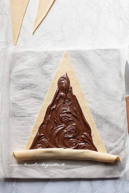 farcire con la nutella - Ricetta Maxi Cornetto alla nutella