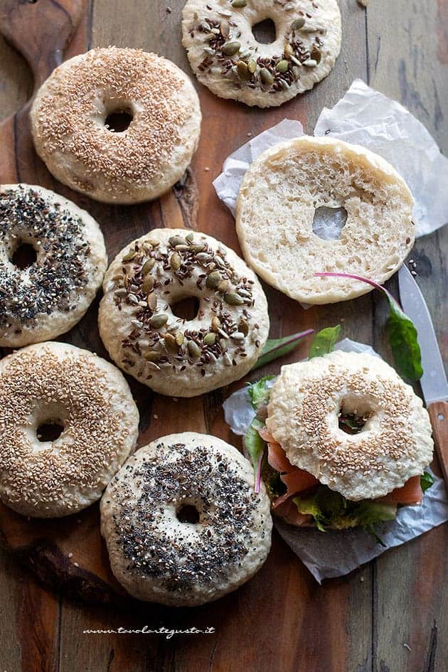 Bagel Ricetta Originale Bagels Panini Americani Semplici O Farciti