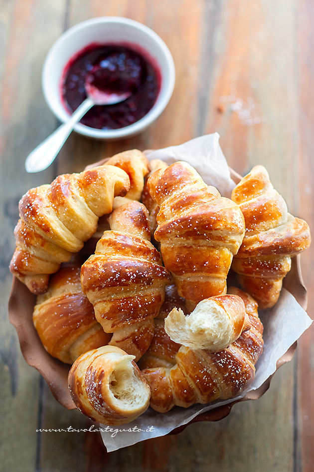 Cornetti fatti in casa