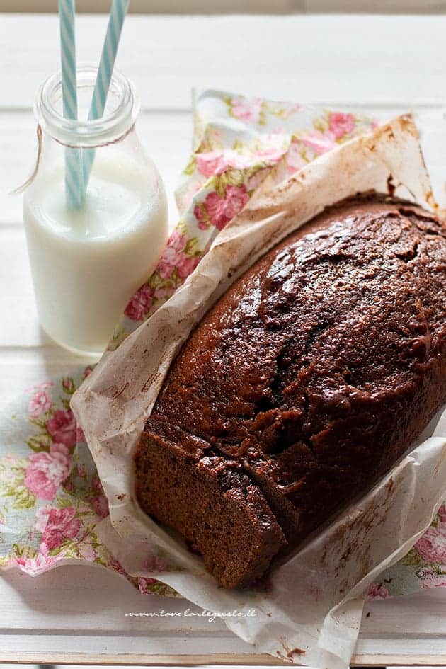 Plumcake al cacao soffice con yogurt - Ricetta plumcake al cacao