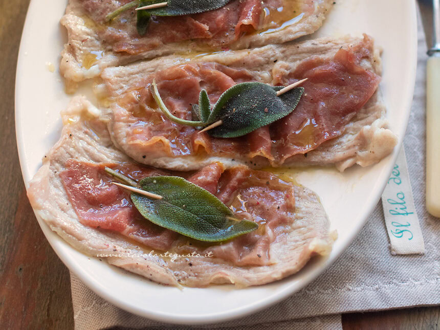 Saltimbocca alla romana - Ricetta Saltimbocca alla romana