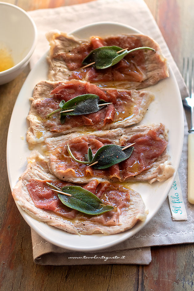 Saltimbocca alla romana - Ricetta Saltimbocca alla romana