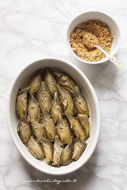 come fare i carciofi al forno - Ricetta Carciofi al forno