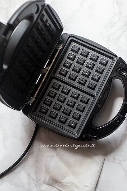 piastra per Waffel - Ricetta Waffle