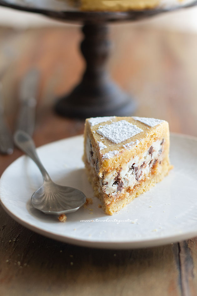 Fetta di cassata al forno - Ricetta Cassata al forno siciliana