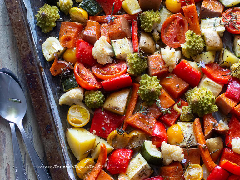 Verdure al forno - Ricetta Verdure al forno