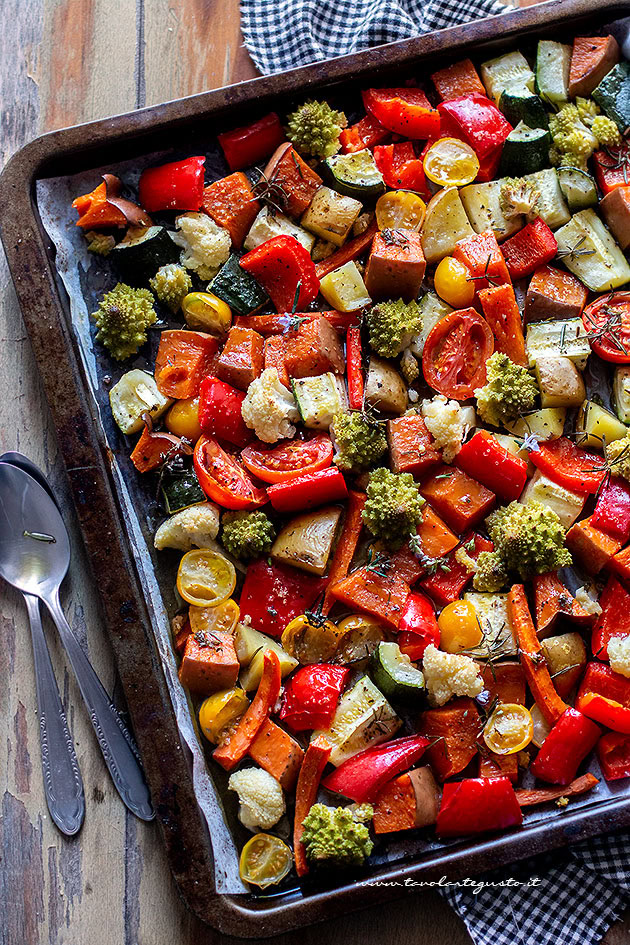 Verdure al forno - Ricetta Verdure al forno