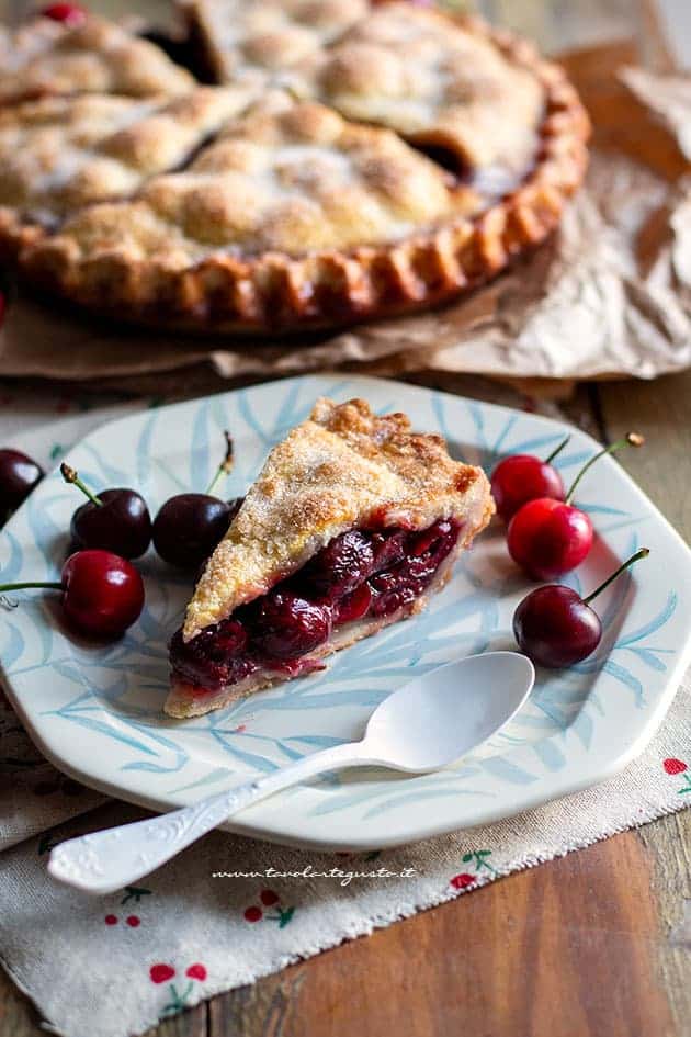 Cherry pie - Ricetta originale Cherry pie americana