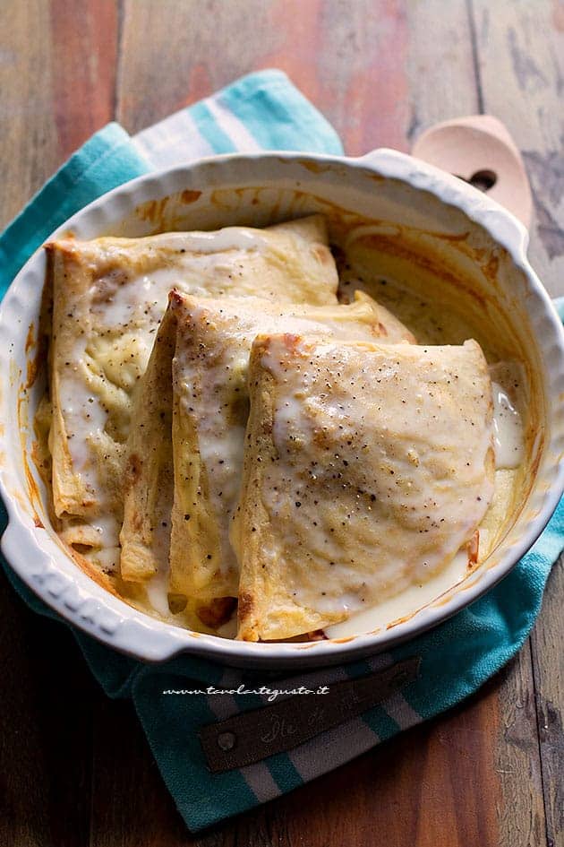 Crespelle di piadina - Ricetta delle Crespelle di piadina