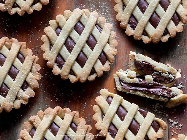 Crostatina alla nutella - Crostatine alla nutella - Ricetta Crostatina alla nutella-