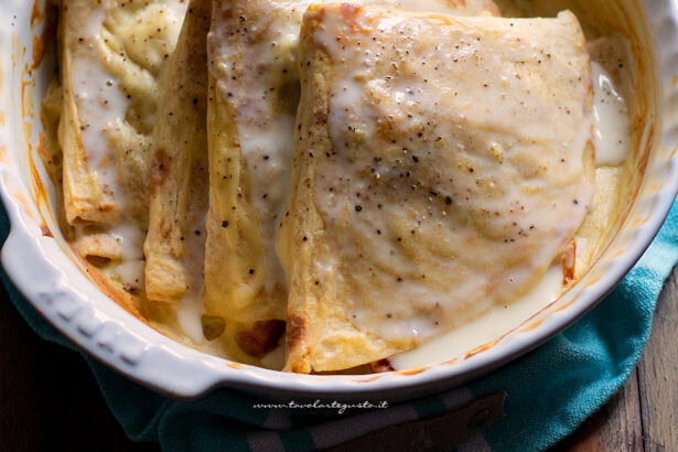 crespelle di piadina - Ricetta di Tavolartegusto