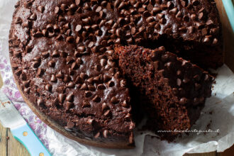 torta al cioccolato senza uova