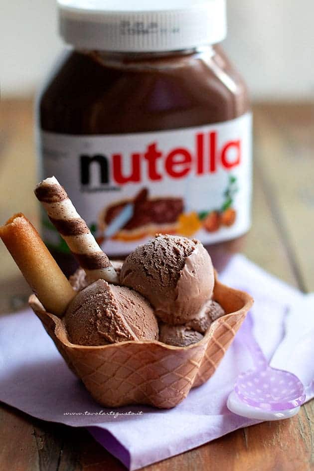 Gelato alla nutella - Ricetta Gelato alla nutella - Ricetta di Tavolartegusto