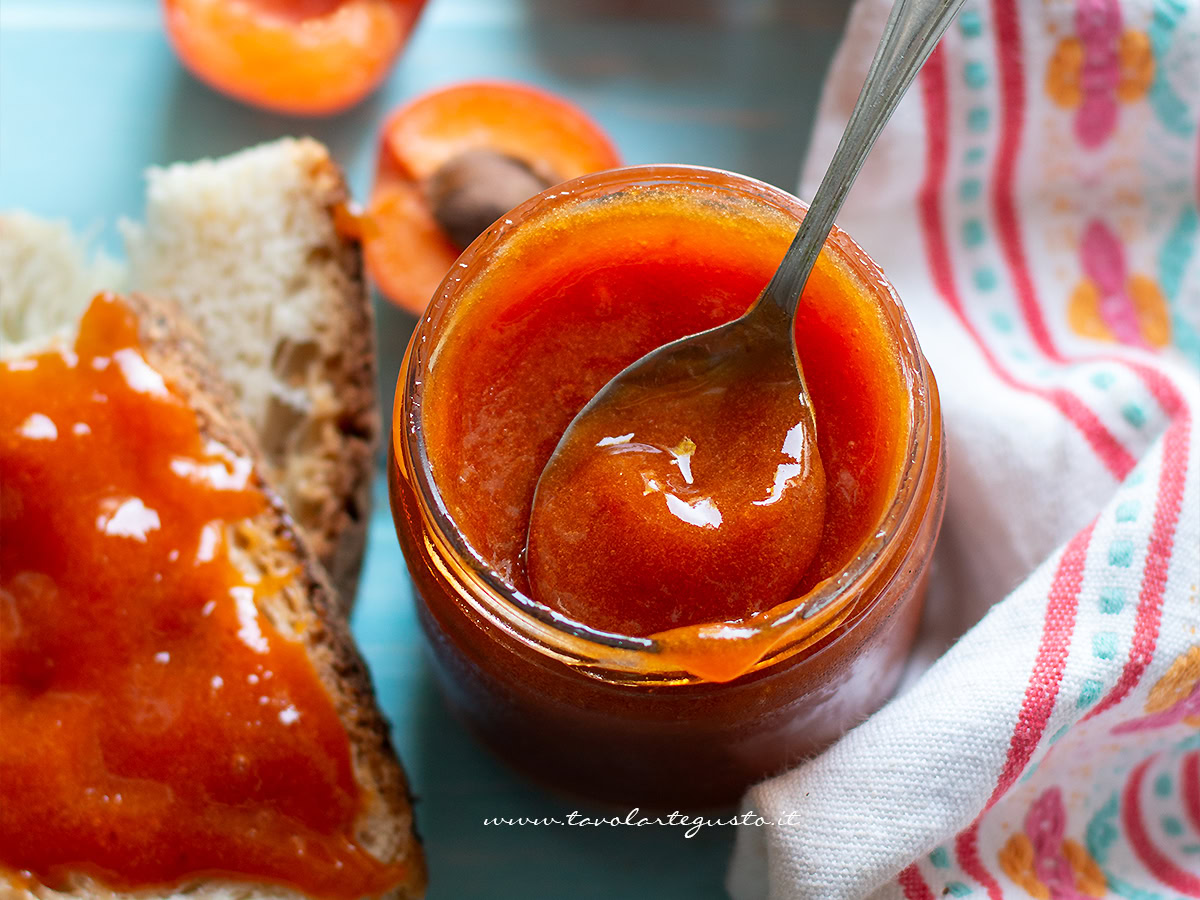 Marmellata di albicocche - Confettura di albicocche - Ricetta Marmellata di albicocche