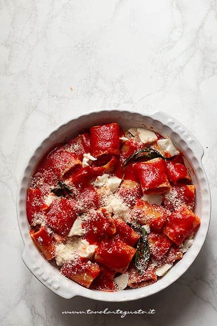 Pasta alla sorrentina al forno - Ricetta pasta alla sorrentina