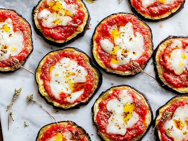 Pizzette di melanzane