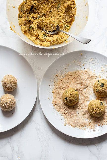 come fare e polpette di quinoa e zucchine - Ricetta Polpette di quinoa