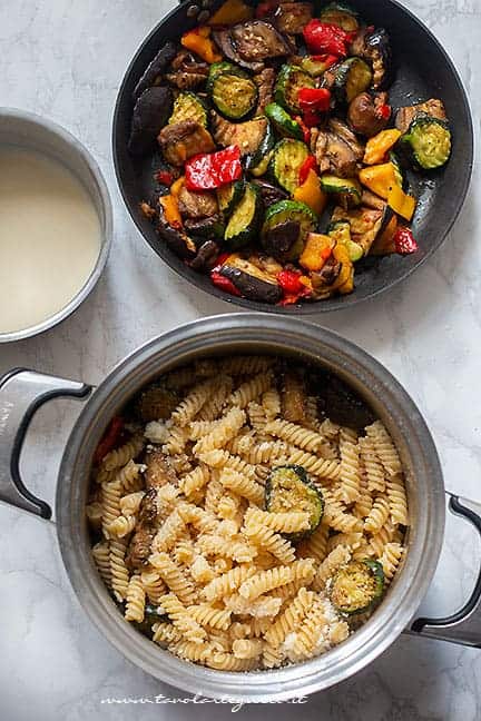 condire la pasta con verdure e besciamella light - Ricetta di Tavolartegusto