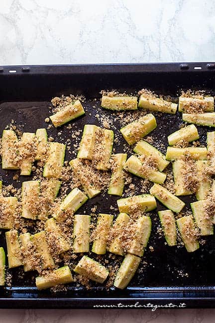 zucchine gratinate al forno - Ricetta zucchine al forno