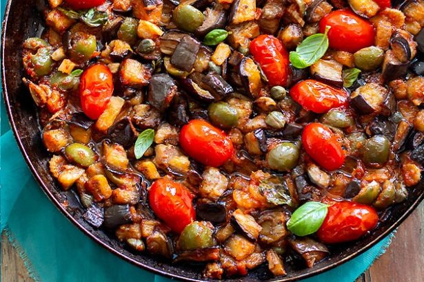 Caponata - Ricetta Caponata siciliana - Ricetta di Tavolartegusto