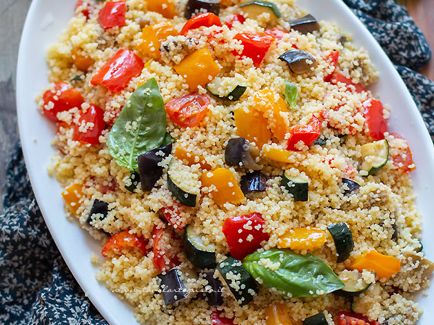 Cous cous di verdure: Ricetta veloce e squisita con verdure a scelta!