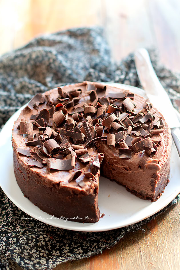 cheesecake al cioccolato ricetta