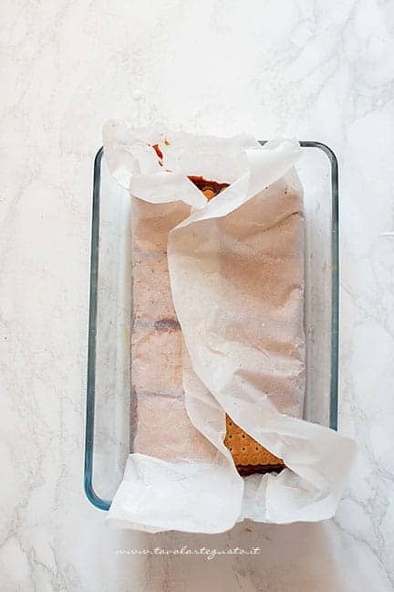 lascaire raffreddare in frigo -Ricetta Torta di biscotti