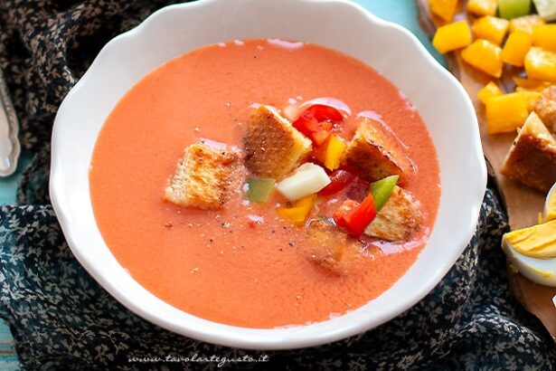 Gazpacho - Ricetta originale Gazpacho andaluso- - Ricetta di Tavolartegusto