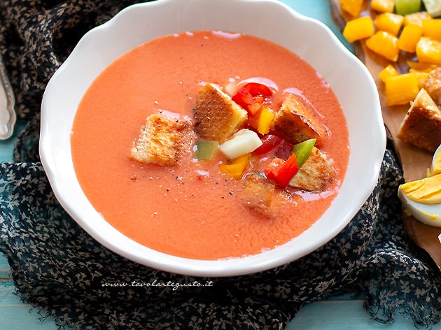 Gazpacho - Ricetta originale Gazpacho andaluso-