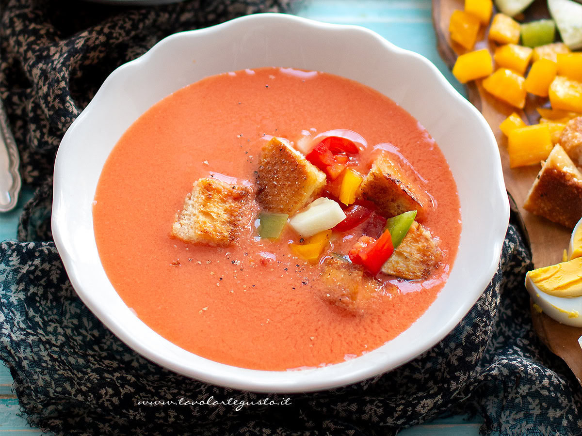 Gazpacho - Ricetta originale Gazpacho andaluso