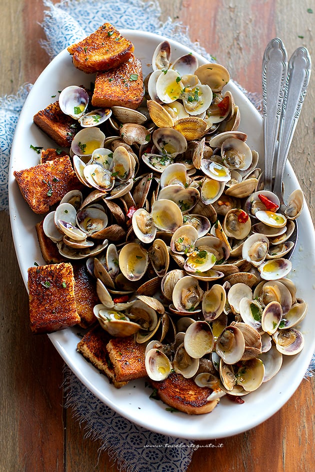 soute di vongole - sautè di vongole