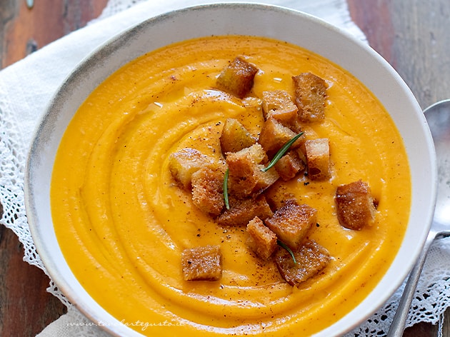 Crema di zucca - Vellutata di zucca - Ricetta perfetta-