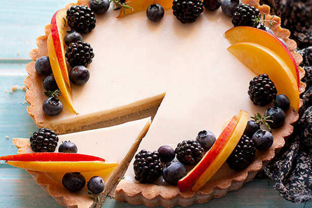 Crostata con panna cotta e frutta - Ricetta Crostata con panna cotta
