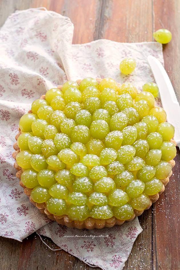 Crostata di uva - Ricetta Crostata di uva