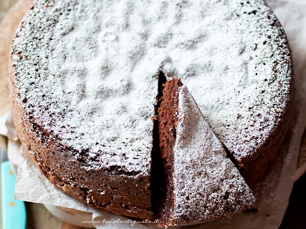 Torta margherita al cacao - ricetta Torta margherita al cioccolato-