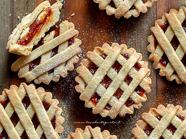 crostatine alla marmellata - Ricetta Crostatine-