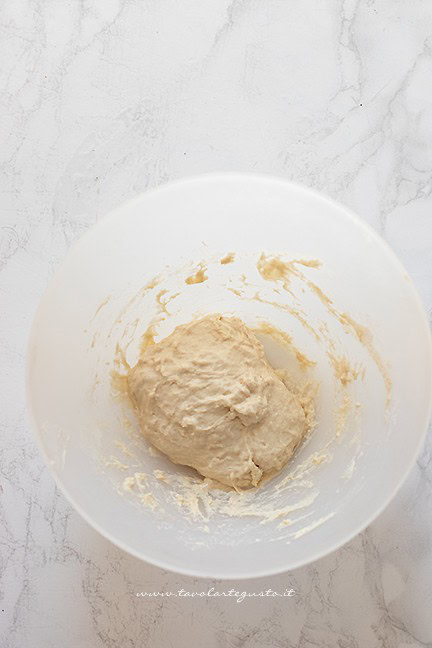 impasto della focaccia alla zucca