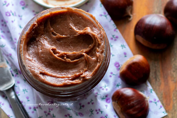 Crema di castagne (crema di marroni) Ricetta Crema di castagne